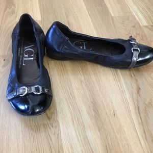 ALG ballet flats two tone black